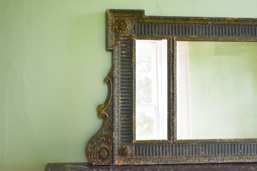 GEORGE II PAINTED OVERMANTEL MIRROR - ADDITIONAL PHOTO 2