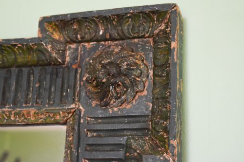 GEORGE II PAINTED OVERMANTEL MIRROR - ADDITIONAL PHOTO 3