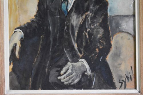 OIL ON BOARD PORTRAIT - ADDITIONAL PHOTO 3