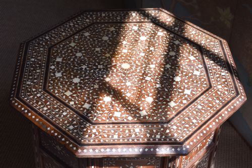 HOSHIARPUR INLAID TABLE - ADDITIONAL PHOTO 2