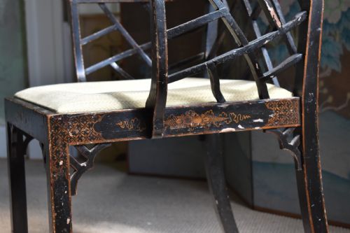 CHINOISERIE 'COCKPEN' ARMCHAIR - ADDITIONAL PHOTO 6