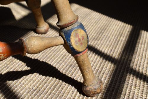 SWEDISH FOLK ART ARMCHAIR - ADDITIONAL PHOTO 5