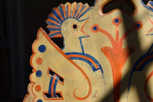 SWEDISH FOLK ART ARMCHAIR - ADDITIONAL PHOTO 6