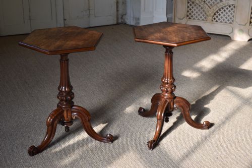 PAIR OF WILLIAM IV ROSEWOOD TABLES