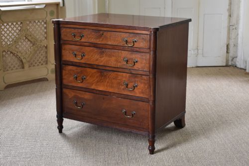 Diminutive Mahogany Chest Of Drawers 