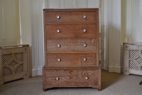 Limed Oak Tall Chest