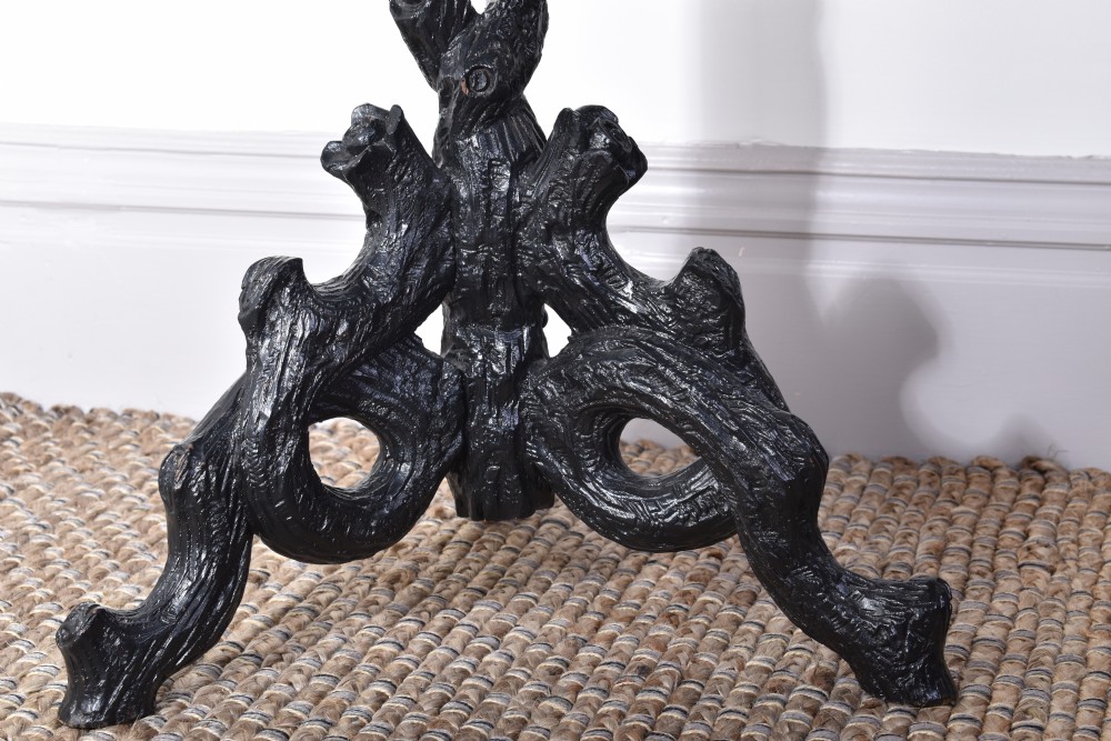 Black Forest Folk Art Table View IV