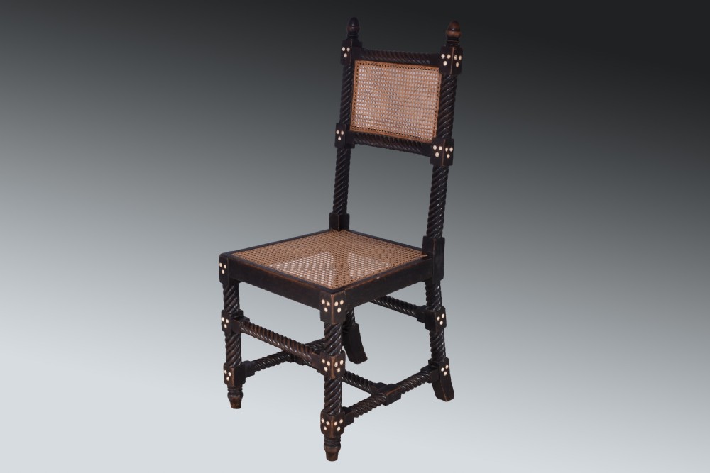 Ebonised Side Chair