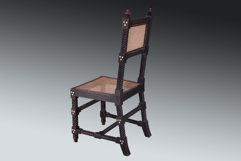 Ebonised Side Chair View III