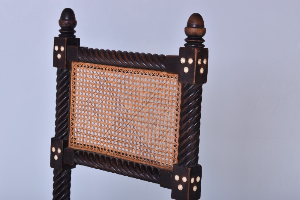 Ebonised Side Chair View IV