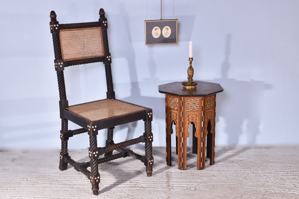 Ebonised Side Chair View V