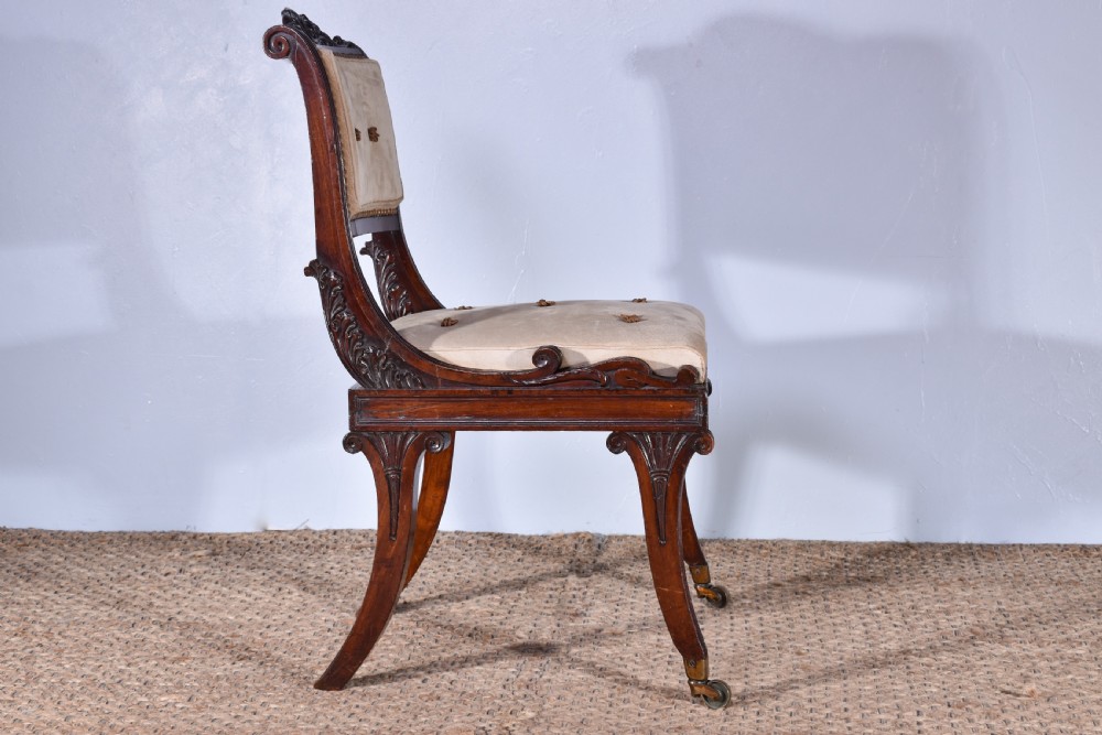 Regency Mahogany Chair View V