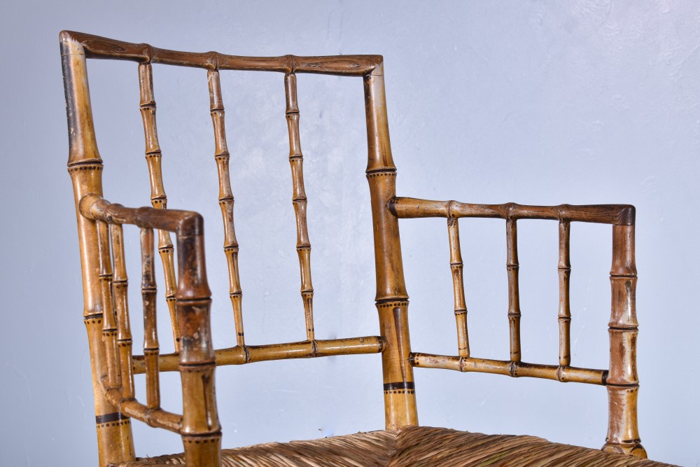 Regency Faux-Bamboo Armchair View VII