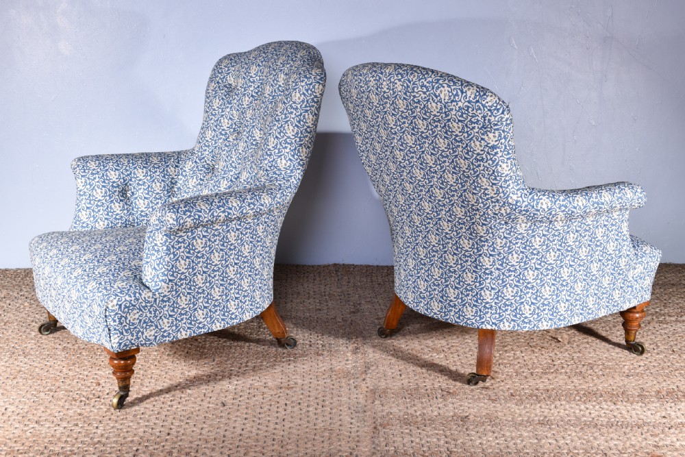 Pair Of Howard & Sons Armchairs View III