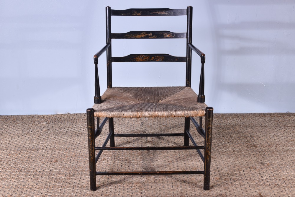 Painted Country Armchair View II