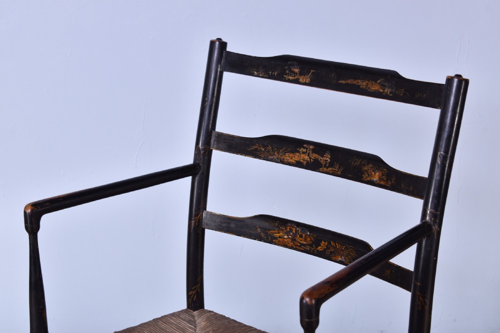 Painted Country Armchair View III