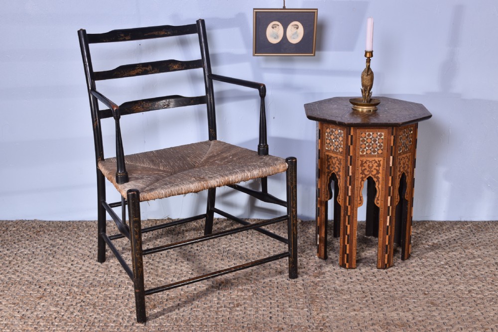 Painted Country Armchair View VIII