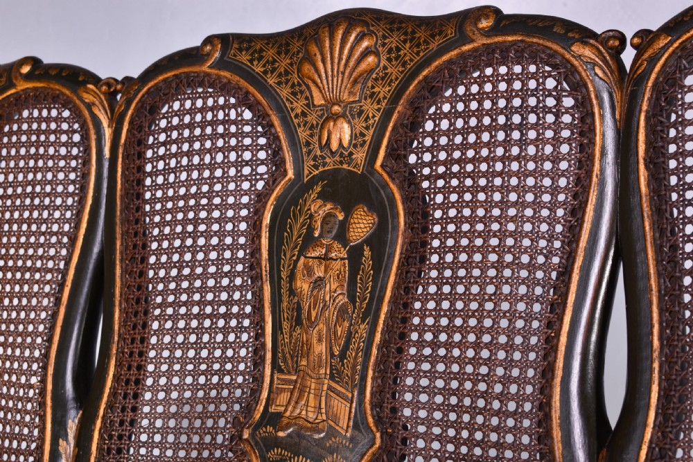 Green Lacquered Japanned Suite View V