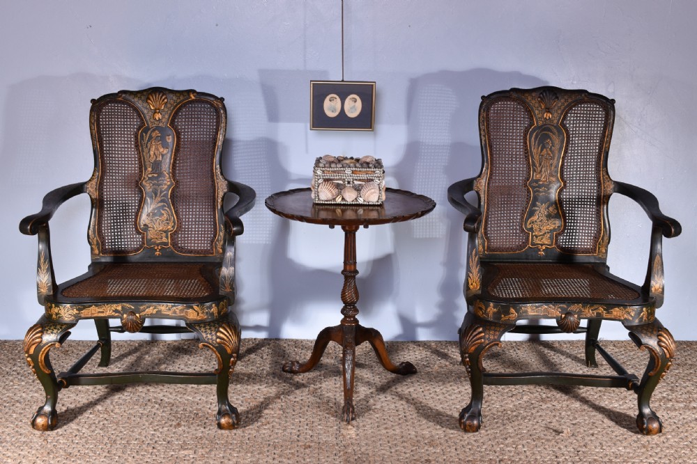 Green Lacquered Japanned Suite View VIII