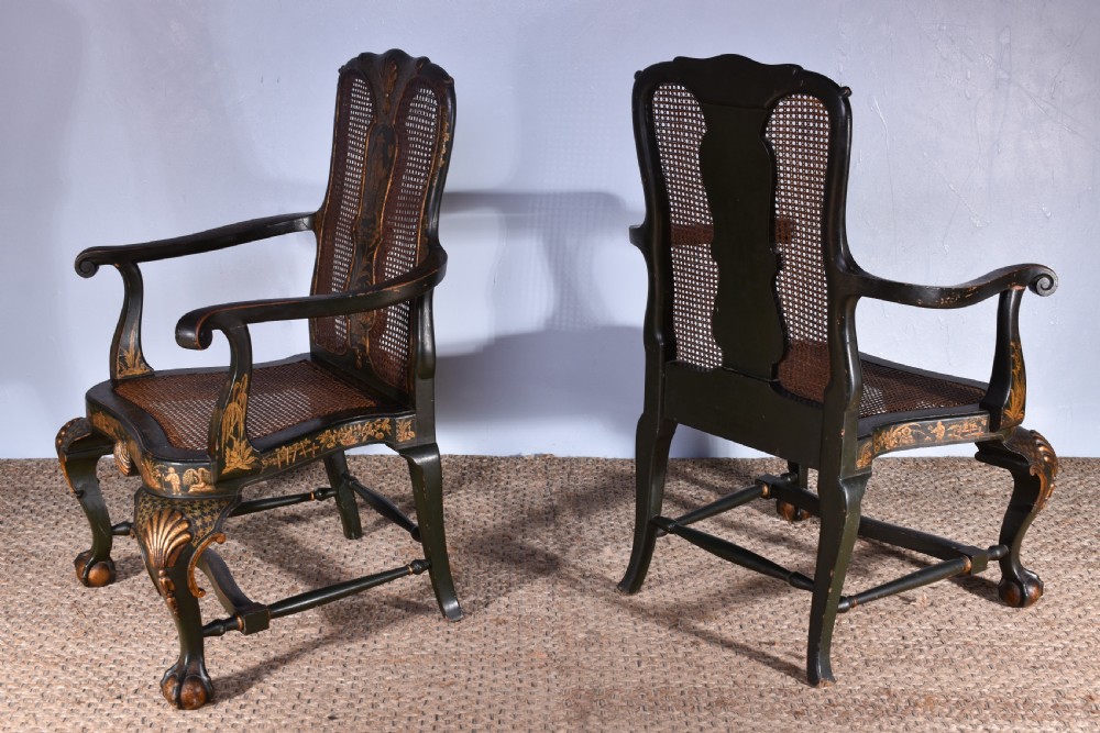 Green Lacquered Japanned Suite View IX