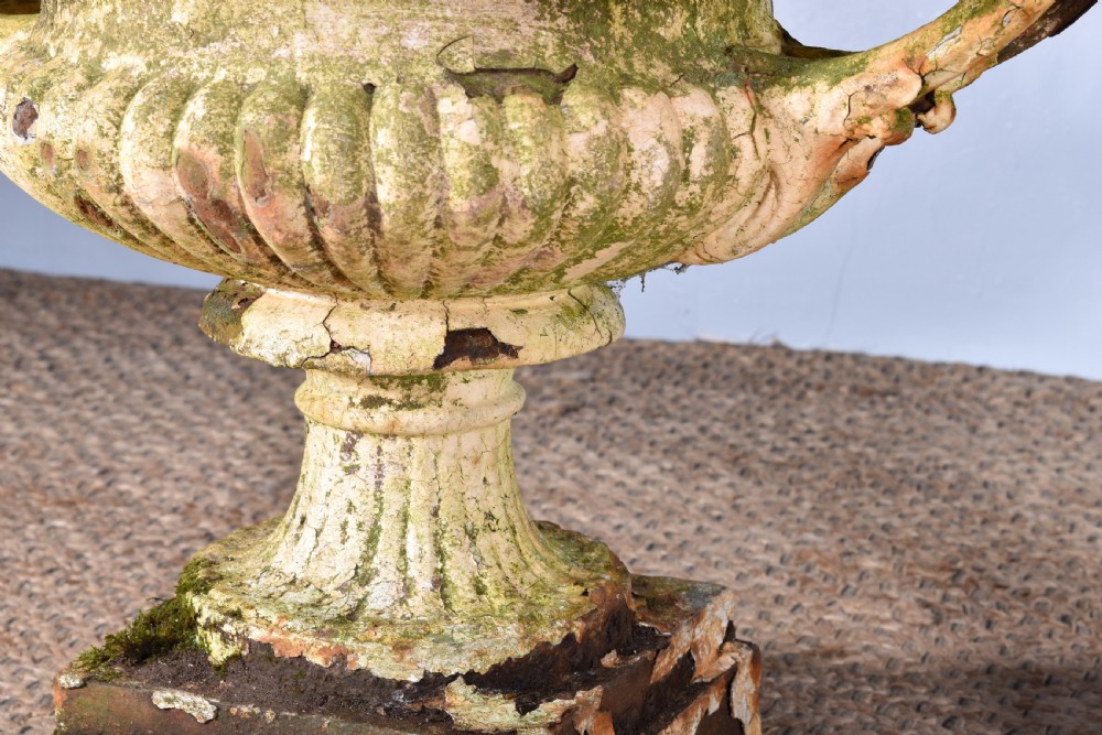 Pair Of Coalbrookdale Naples Garden Urns View II