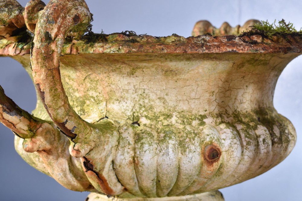Pair Of Coalbrookdale Naples Garden Urns View VII
