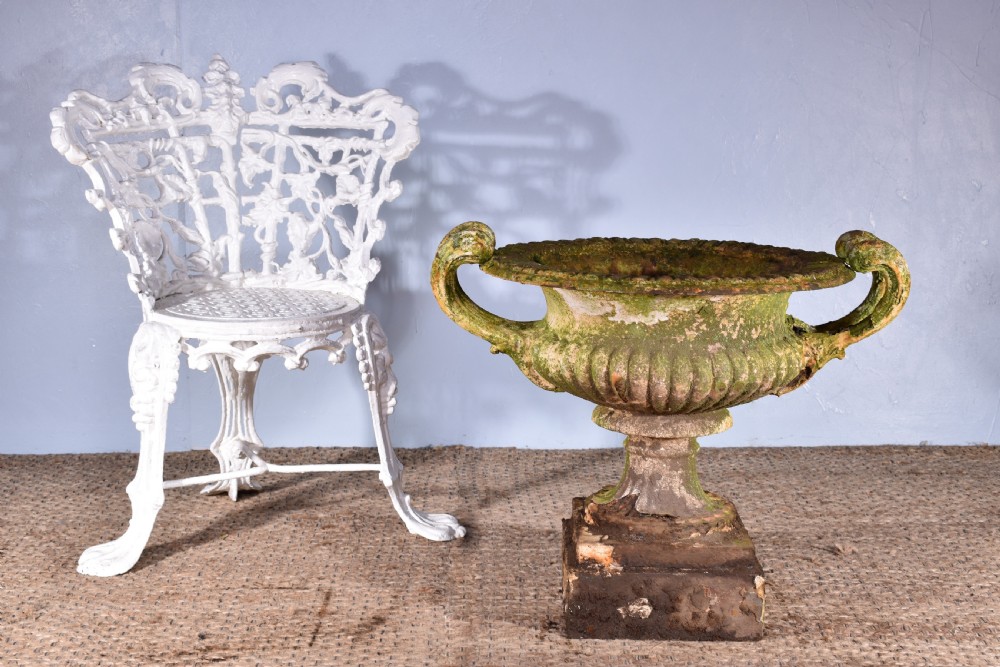 Pair Of Coalbrookdale Naples Garden Urns View IX