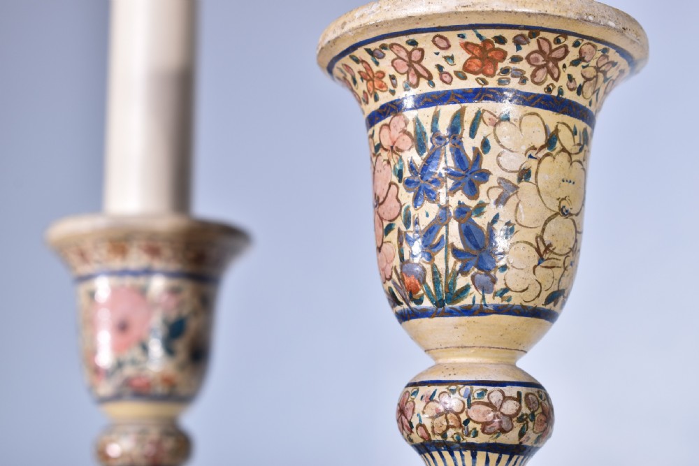 Pair Of Tall Kashmiri Table Lamps View VII