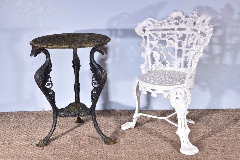 Coalbrookdale Cast Iron Table View IV