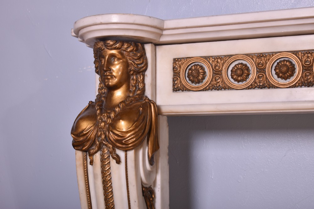 Louis XVI Style Fireplace View II