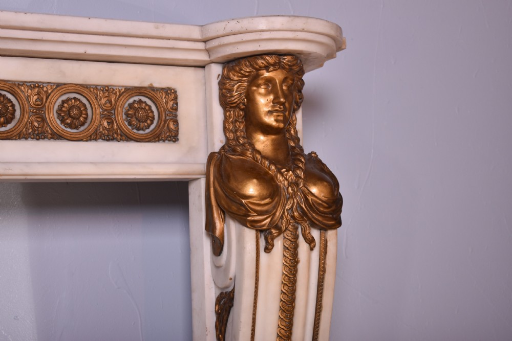 Louis XVI Style Fireplace View III