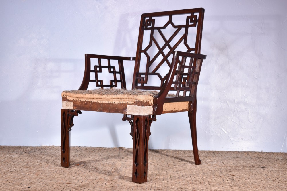 Mahogany Cockpen Armchair