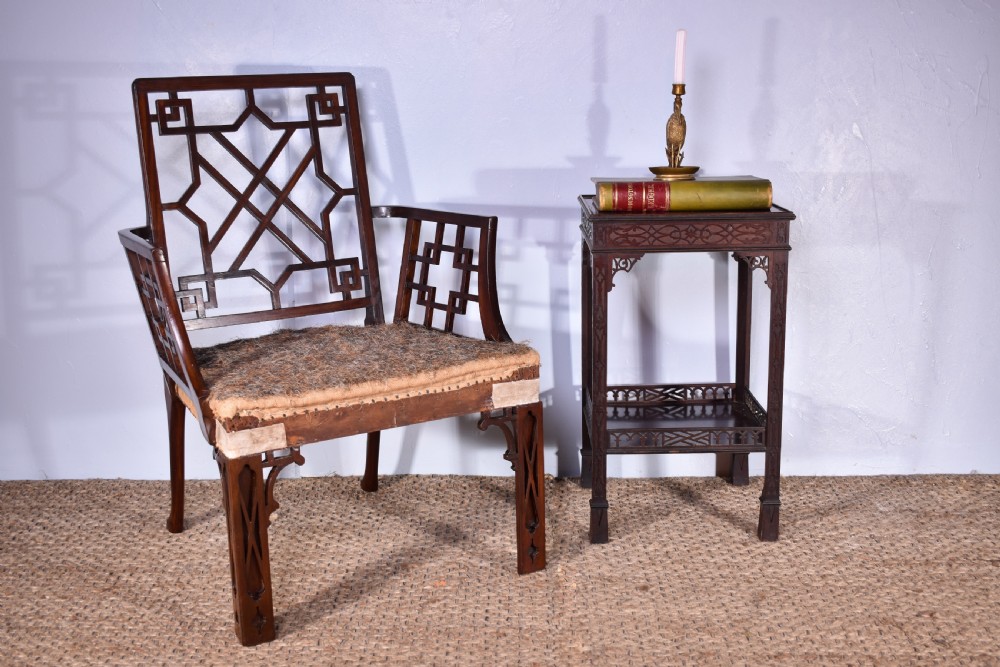 Mahogany Cockpen Armchair View II