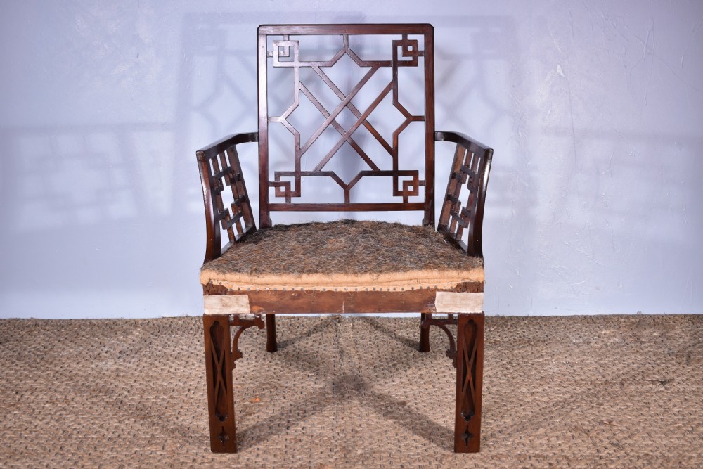 Mahogany Cockpen Armchair View VIII