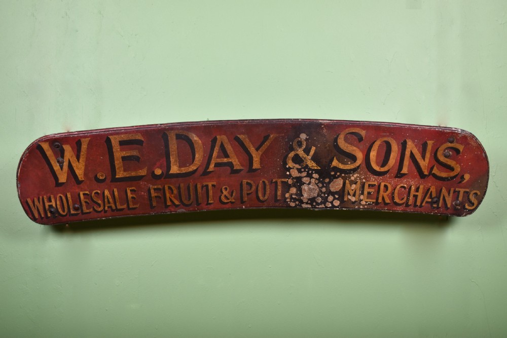 Original Hand Painted Merchants Sign