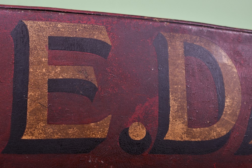 Original Hand Painted Merchants Sign View V