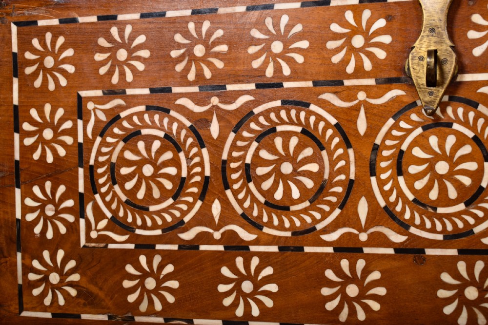 Anglo Indian Inlaid Trunk View II