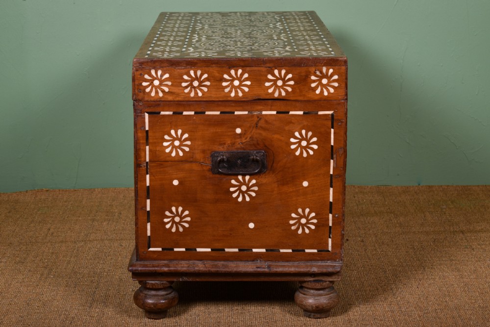 Anglo Indian Inlaid Trunk View IV