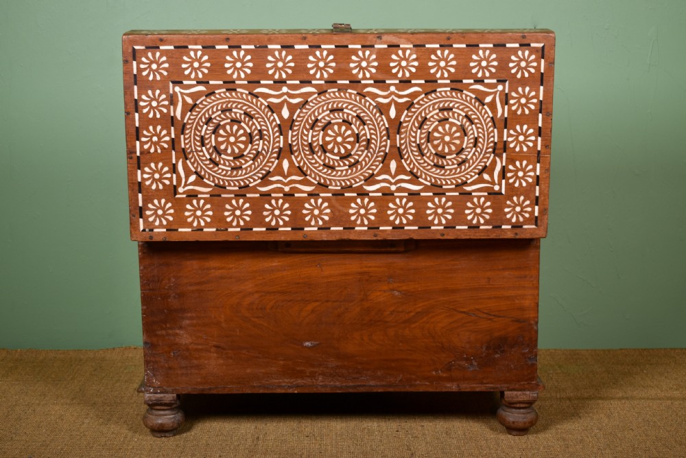 Anglo Indian Inlaid Trunk View V