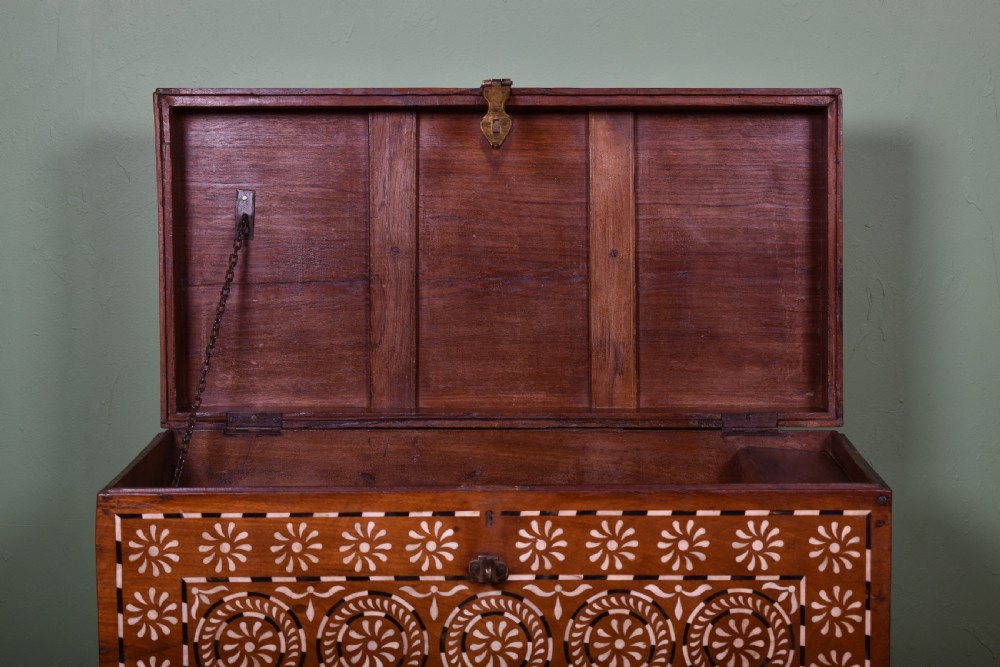 Anglo Indian Inlaid Trunk View VI