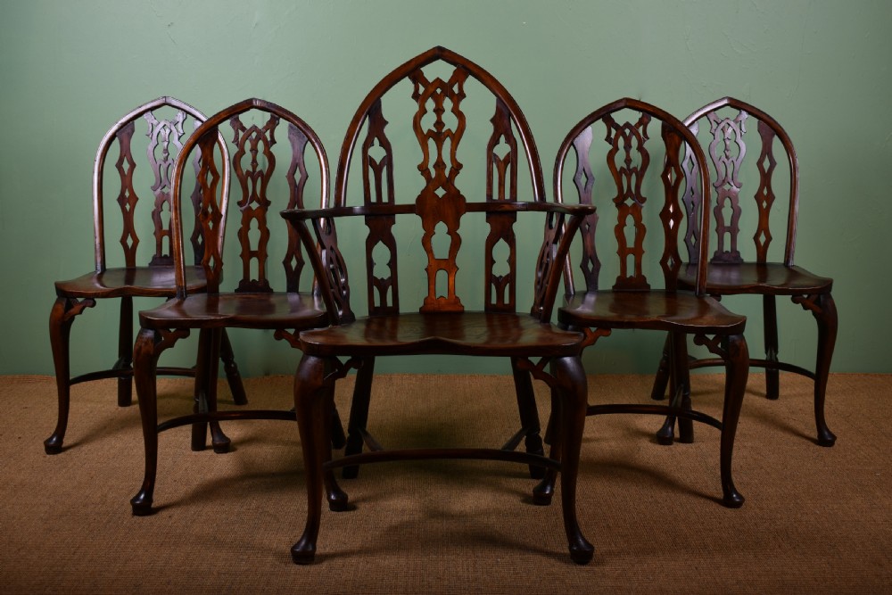 Set Of Five Gothic Windsors