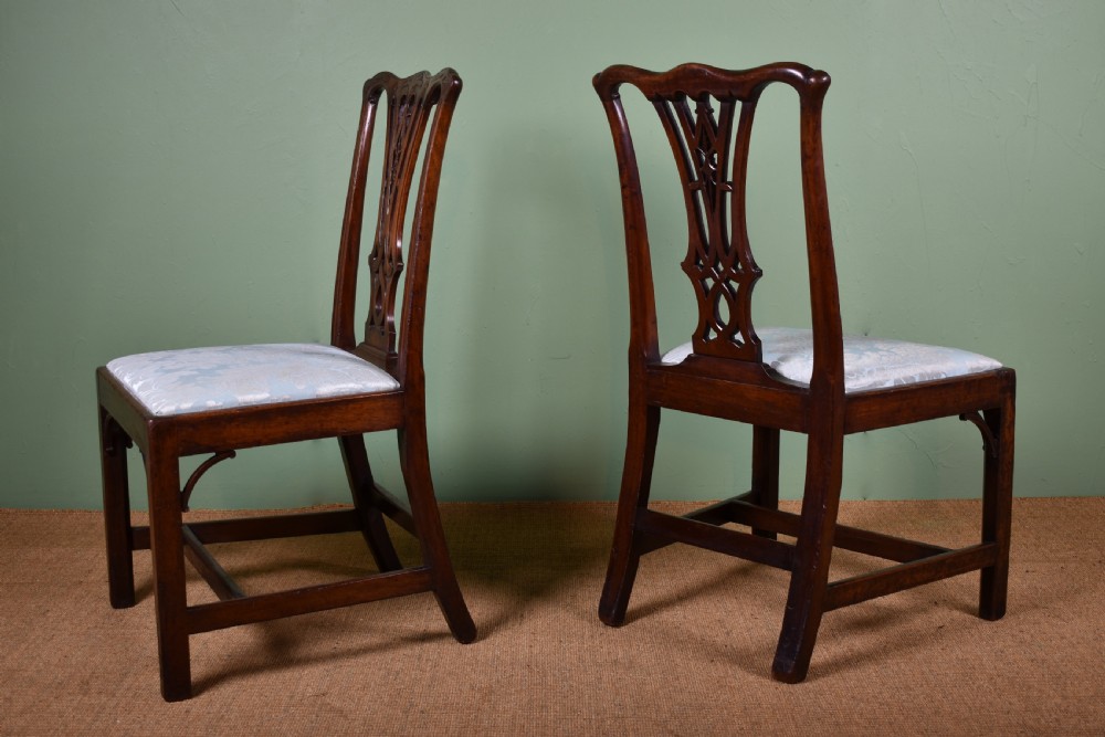 Pair Of Chippendale Period Chairs View VI