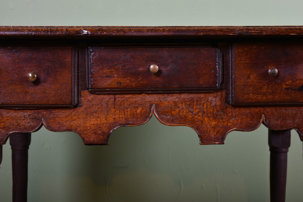 George I Oak Lowboy View II