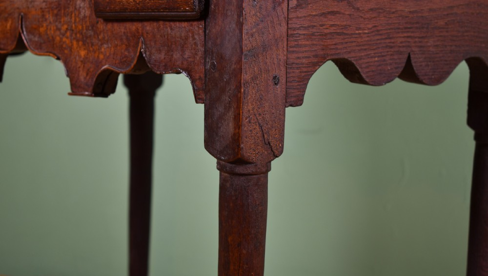 George I Oak Lowboy View V