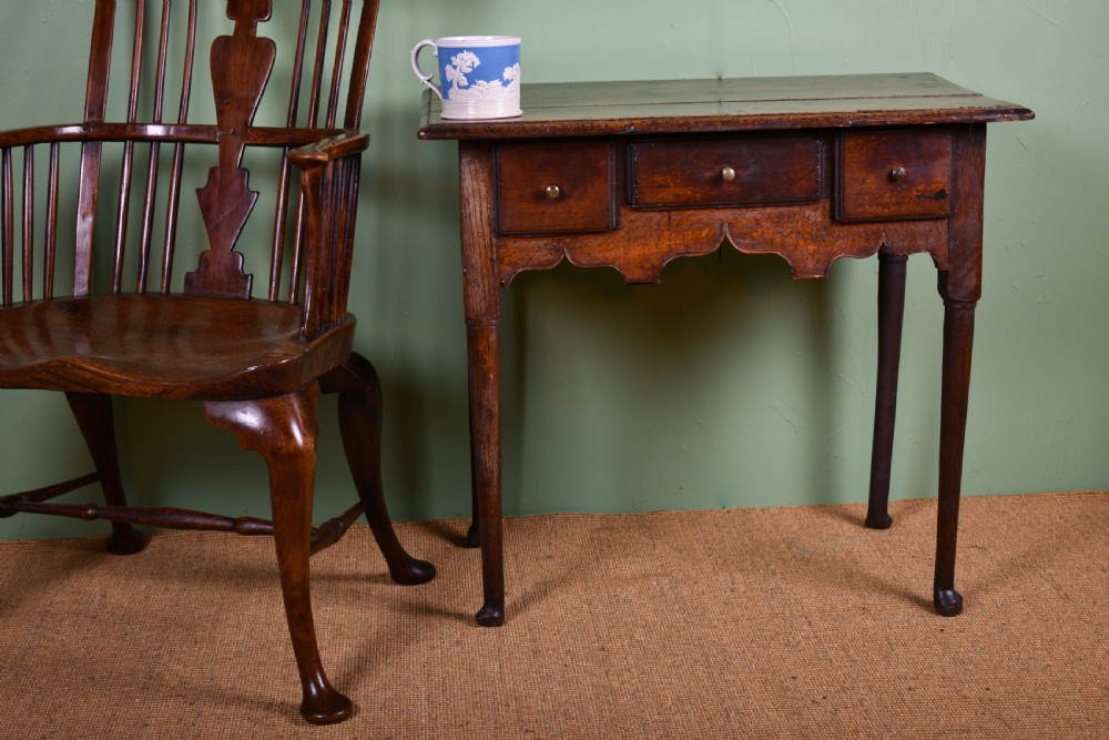 George I Oak Lowboy View VII
