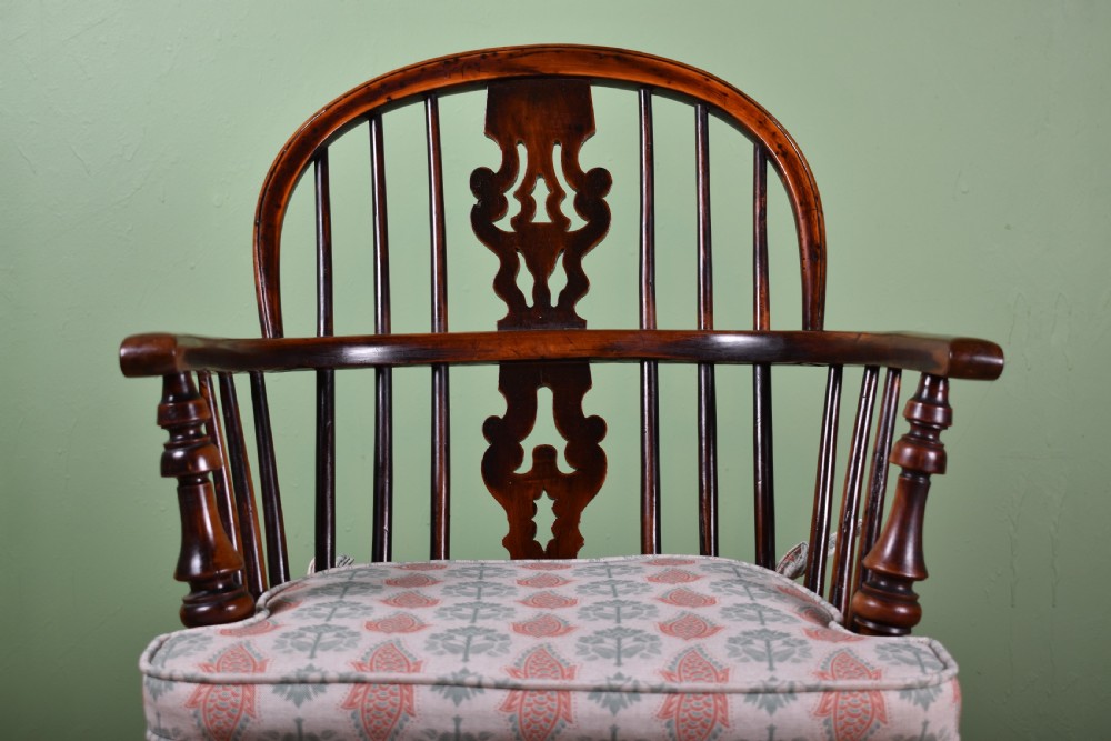 Pair Of Yew Wood Windsor Armchairs View II