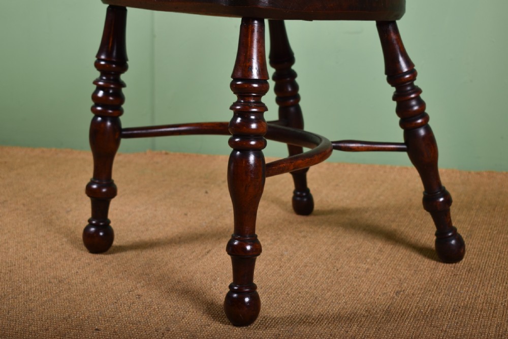 Pair Of Yew Wood Windsor Armchairs View VI