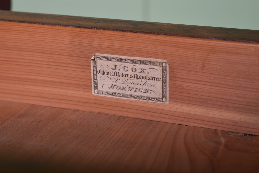 George IV Burr Oak Card Table  View III