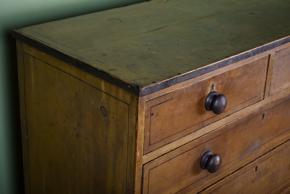 Regency Faux Bamboo Chest Of Drawers  View III