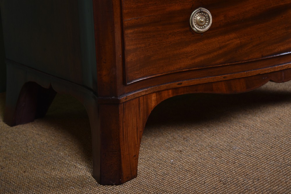 George III Mahogany Serpentine Chest Of Drawers  View II